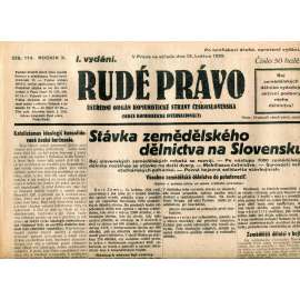 Rudé právo (15.5.1929) - 1. republika, staré noviny