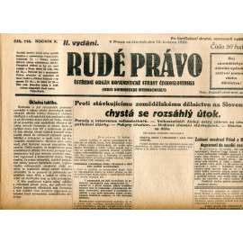 Rudé právo (16.5.1929) - 1. republika, staré noviny Rudé právo (16.5.1929) - 1. republika, staré noviny