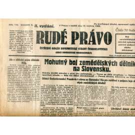 Rudé právo (19.5.1929) - 1. republika, staré noviny Rudé právo (19.5.1929) - 1. republika, staré noviny