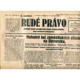 Rudé právo (19.5.1929) - 1. republika, staré noviny