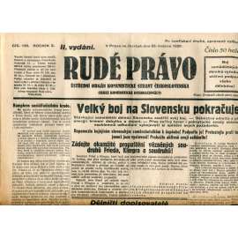 Rudé právo (23.5.1929) - 1. republika, staré noviny Rudé právo (23.5.1929) - 1. republika, staré noviny
