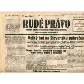 Rudé právo (23.5.1929) - 1. republika, staré noviny Rudé právo (23.5.1929) - 1. republika, staré noviny