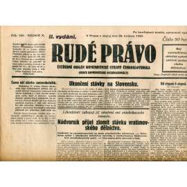 Rudé právo (28.5.1929) - 1. republika, staré noviny
