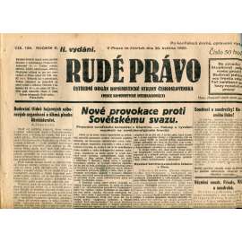 Rudé právo (30.5.1929) - 1. republika, staré noviny