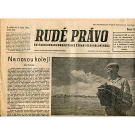 Rudé právo (3.10.1937) - 1. republika, staré noviny