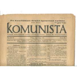 Komunista (7.10.1921) - staré noviny, 1. republika