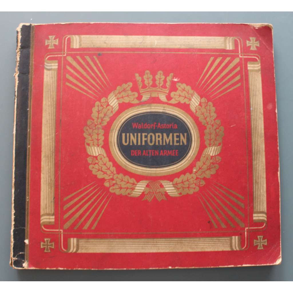 Uniformen der alten Armee (Uniformy staré armády, album - cigaretové nálepky, reklama; Německo, Prusko)