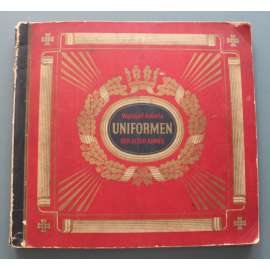 Uniformen der alten Armee (Uniformy staré armády, album - cigaretové nálepky, reklama; Německo, Prusko)