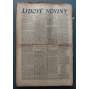 Lidové noviny 1942, roč. 50 (protektorát, propaganda, druhá světová válka, mj. Vůdce nové Evropy Adolf Hitler, Tisíce pum na Stalingrad, Boj v troskách Stalingradu, Vůdcův projev, Nábřezí R. Heydricha slavnostně zasvěceno) - konvolut  cca 60 čísel