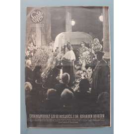 Svět v obrazech 1948, roč. IV, č. 37 (časopis, politika, kultura, fotografie, mj. Edvard Beneš zemřel, pohřeb, 120 let Vítkovických železáren)