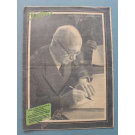 Květen 1948, roč. IV., č. 33 (časopis, politika, mj. Edvard Beneš úmrtí, Beneš a Stalin, 1938-1948, J. Matoušková - Z ordinace dětského lékaře)