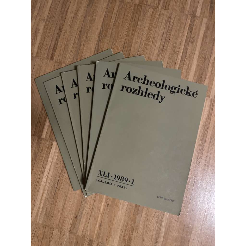 Archeologické rozhledy, ročník XLI., sešit 1-6/1989 (archeologie, časopis)