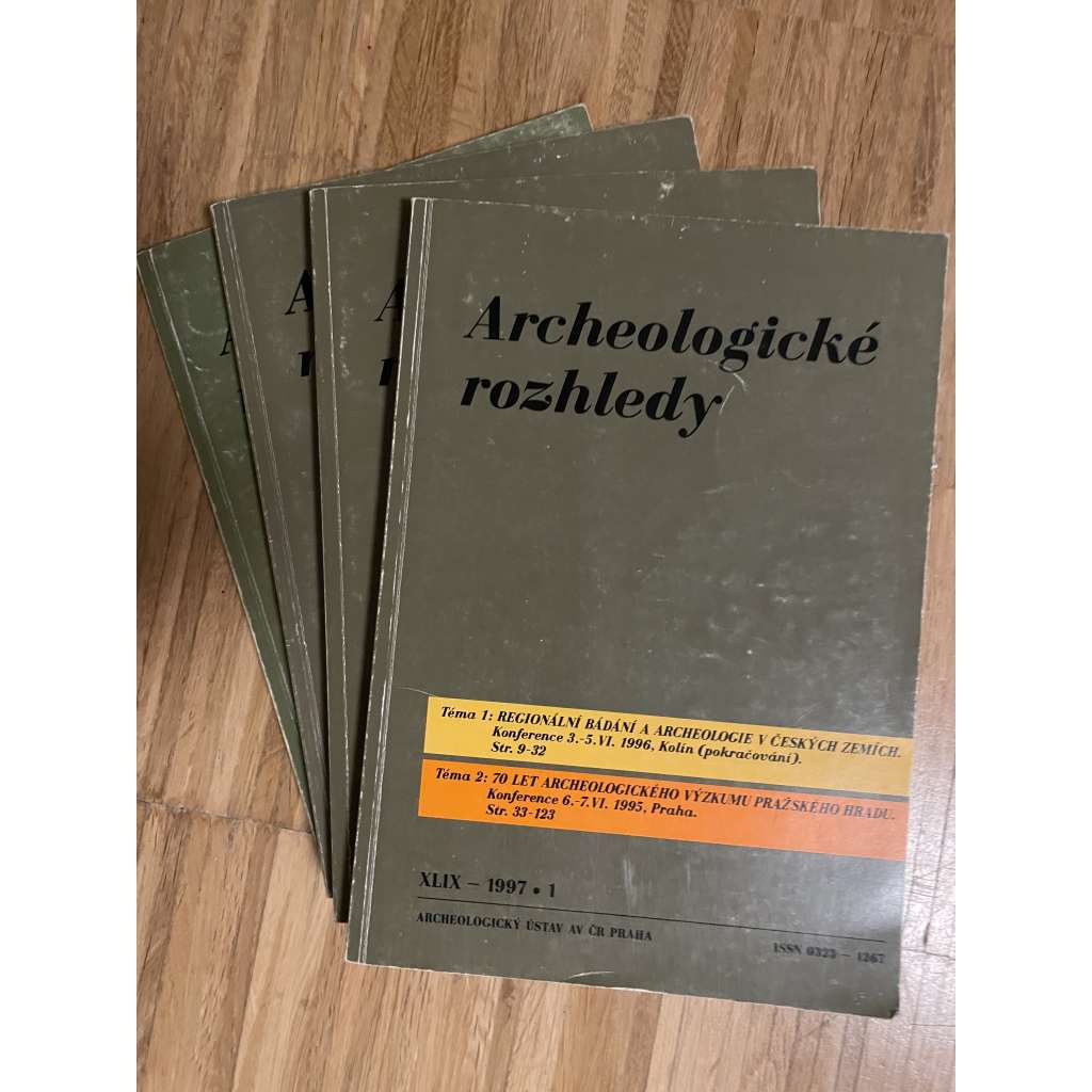 Archeologické rozhledy, ročník XLIX., sešit 1-4/1997 (archeologie, časopis)