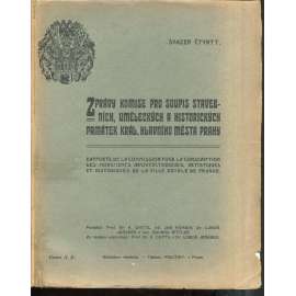 Zprávy komise pro soupis stavebních, uměleckých a historických památek sv. 4 (Praha, historie, mj. Dům Andělské koleje, Jakub Bassevi z Treyenberka, Kostel sv. Klimenta, Kostel sv. Linharta)