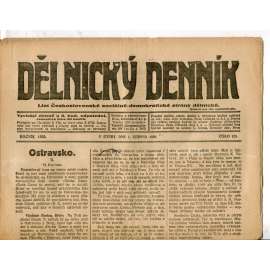 Dělnický denník (1.6.1920) 1. republika, staré noviny
