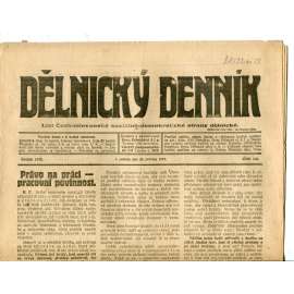 Dělnický denník (28.6.1919) 1. republika, staré noviny