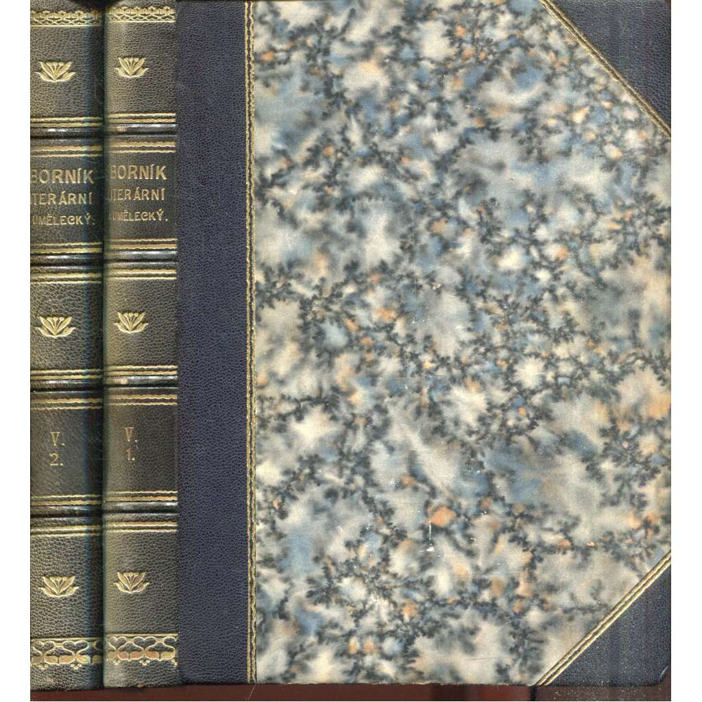 Topičův sborník literární a umělecký, ročník V./1917-1918 (2 svazky) - vazba kůže - polokožená Topičův sborník literární a umělecký, ročník V./1917-1918 (2 svazky) - vazba kůže - polokožená