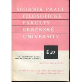 Sborník prací filosofické fakulty Brněnské university, ročník XLI./1992 (Archeologie)