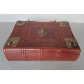 Bible kutnohorská [bibliofilie - faksimile - KRÁSNÁ CELOKOŽENÁ VAZBA]