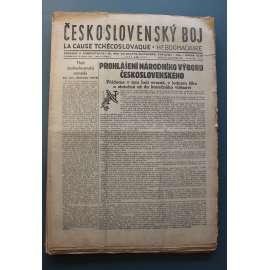 Československý boj 1940, roč. II. (leden-červen) (noviny, druhá světová válka, exil - Francie, mj. Likvidace Protektorátu?, Zemřel Joža Úprka, Domov a emigrace, Pravda proti násilí, Generál Štefánik, ideál čs. vojáka, Leopold a Hácha) Československý boj 1940, roč. II. (leden-červen) (noviny, druhá světová válka, exil - Francie, mj. Likvidace Protektorátu?, Zemřel Joža Úprka, Domov a emigrace, Pravda proti násilí, Generál Štefánik, ideál čs. vojáka, Leopold a Hácha)