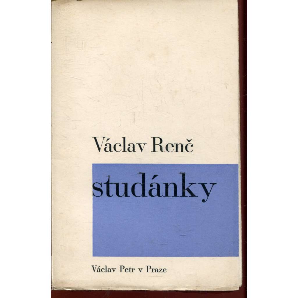 Studánky (podpis Václav Renč) - poezie