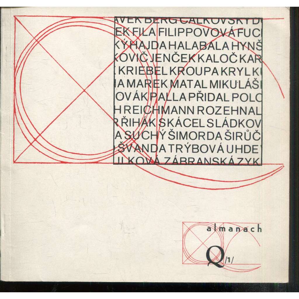 Almanach Q - 1/1970 (Sdružení Q Brno, katalog výstavy) - podpis Jan Rajlich