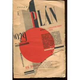 Plán. Revue pro literaturu, umění a vědu, číslo 1. a 4/1929 (dvě čísla)