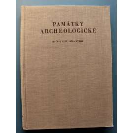 Památky archeologické 1958, roč. XLIX, č. 1 (časopis, archeologie, historie, mj. Z. Smetánka - Kachle na Pražském hradě; J. Říhovský - Žárový hrob z Velatic; M. Buchvaldek - Hroby se šňůrovou keramikou ze Sulejovic)