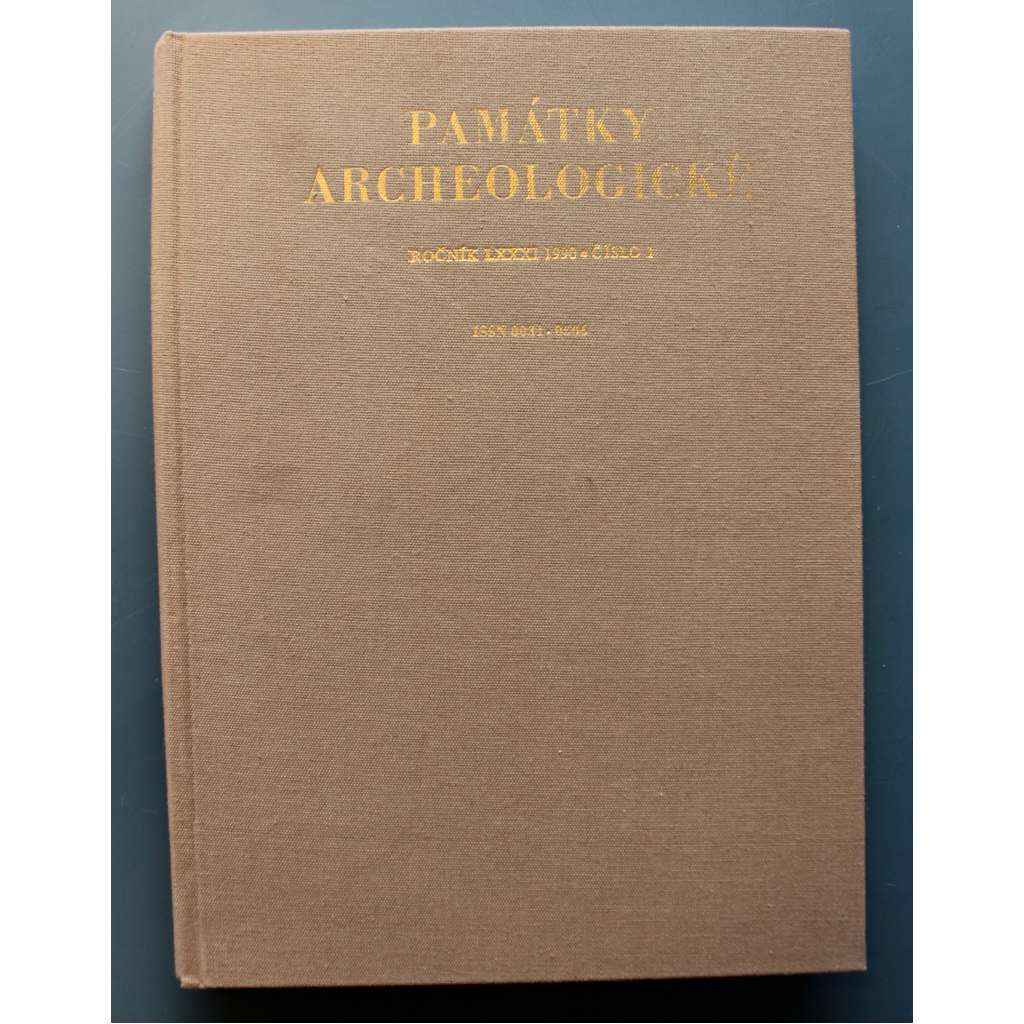 Památky archeologické 1990, roč. LXXXI, č. 1 (časopis, archeologie, historie, mj. B. Klíma - Pleistocenní člověk z Dolních Věstonic; M. Šolle - Rotunda sv. Petra a Pavla na Budči; M. Chytráček - Mohylové pohřebiště u Mírkovic)