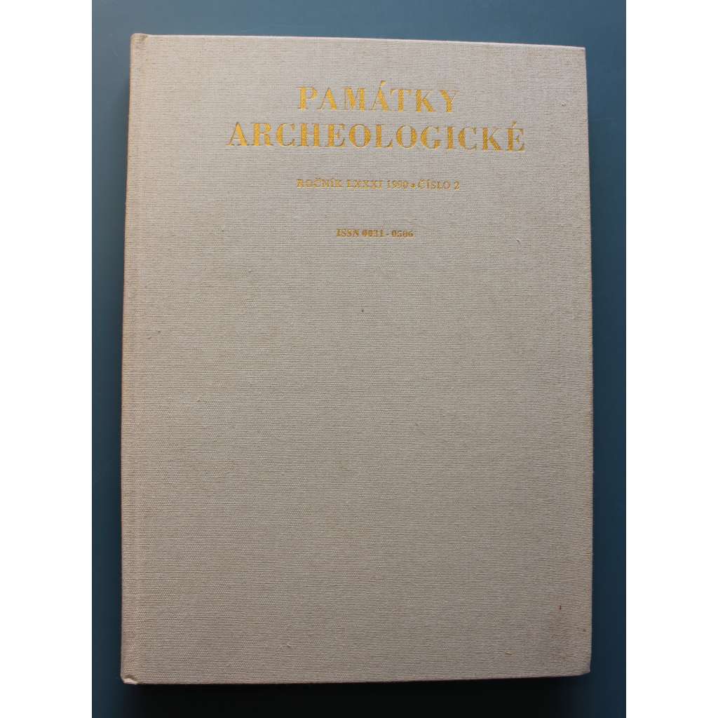 Památky archeologické 1990, roč. LXXXI, č. 2 (časopis, archeologie, historie, mj. J. Kudrnáč - K původu jména Zlaté stezky; I.Pleinerová - Dva eneolitické dlouhé domy z Března; Měkkýši z únětické jámy v Blučině)
