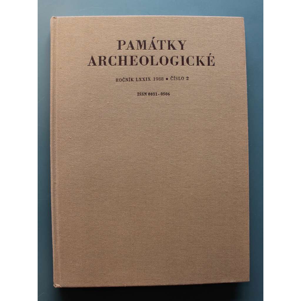 Památky archeologické 1988, roč. LXXIX, č. 2 (časopis, archeologie, historie, mj. S. Stuchlík - Bronzové sekeromlaty na Moravě; O. Kytlicová - K sociální struktuře kultury popelnicových polí; Slovanské pohřebiště na hradě v Chebu)