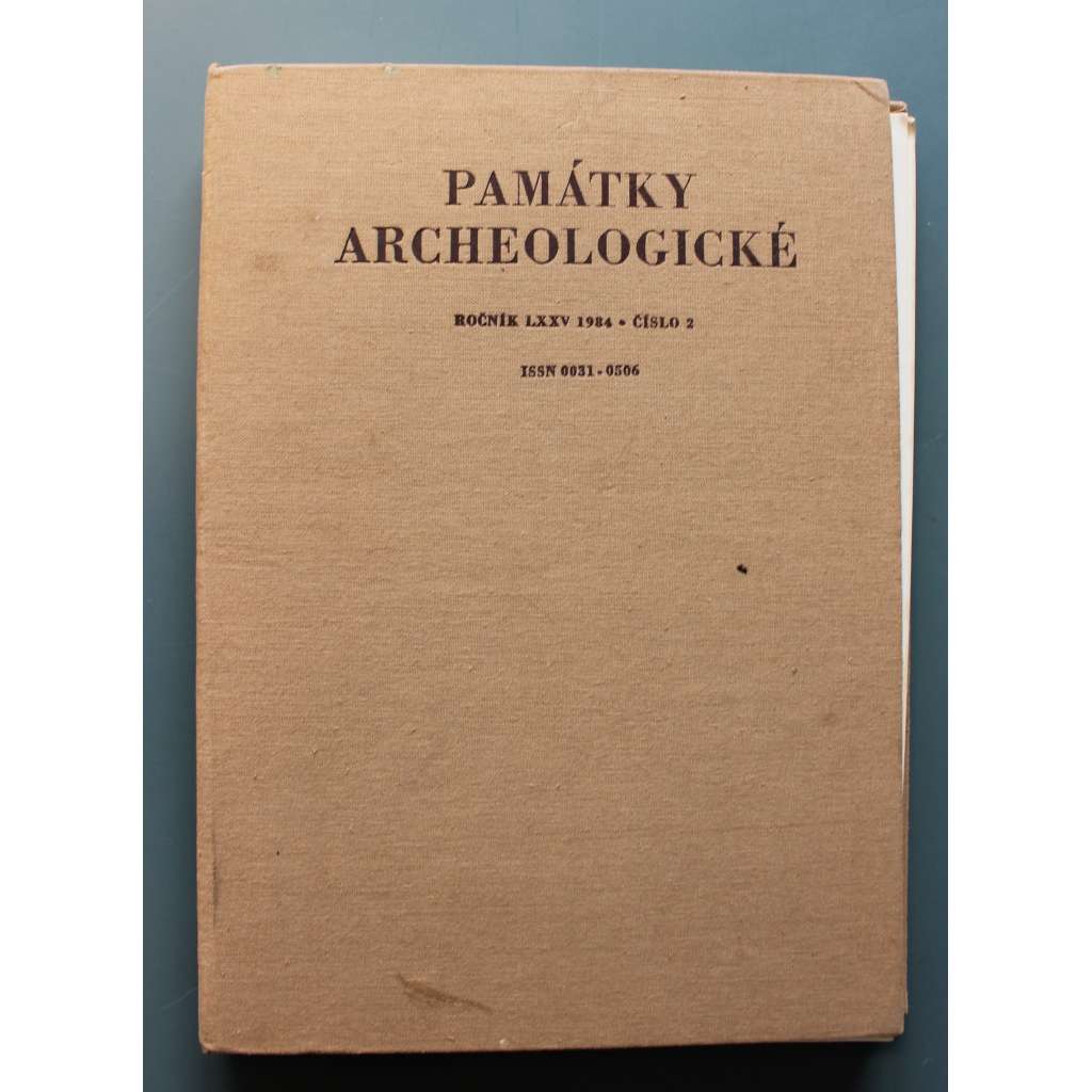 Památky archeologické 1984, roč. LXXV, č. 2 (časopis, archeologie, historie, mj. Pohřebiště bylanské kultury v Kolíně; V. Šaldová - Časně laténské sídliště v Bolešinách; K otázce keltských skleněných nádob)