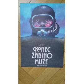 Konec žabího muže (filmový plakát, Sovětský film  1985, režie J. Šerstobitovovová, Hrají: I. Ryzhov, D.V. Fraňko)