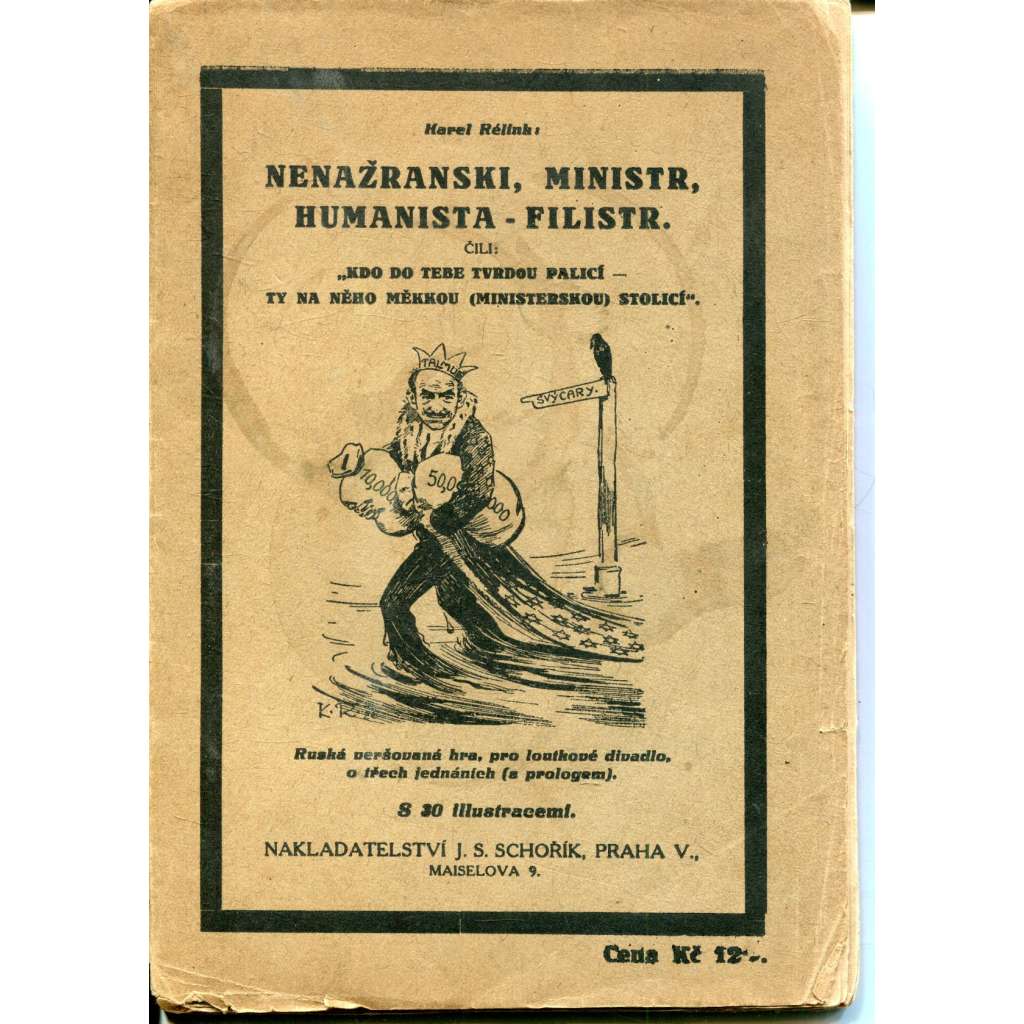 Nenažranski, ministr, humanista - filistr (protižidovský spis)
