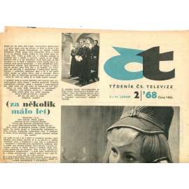 Týdeník Československé televize, ročník 3/1968, číslo 2 (noviny) Týdeník Československé televize, ročník 3/1968, číslo 2 (noviny)