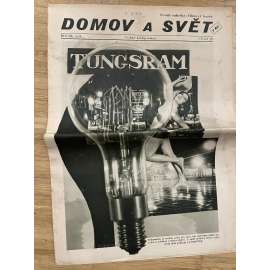 Domov a svět, 38/1928 (časopis) - obálka (není kompletní - chybí strana 9-10) - obálka Václav Tittelbach