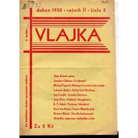 Vlajka - nezávislá revue, ročník II., číslo 2/1930 (časopis, 1. republika)