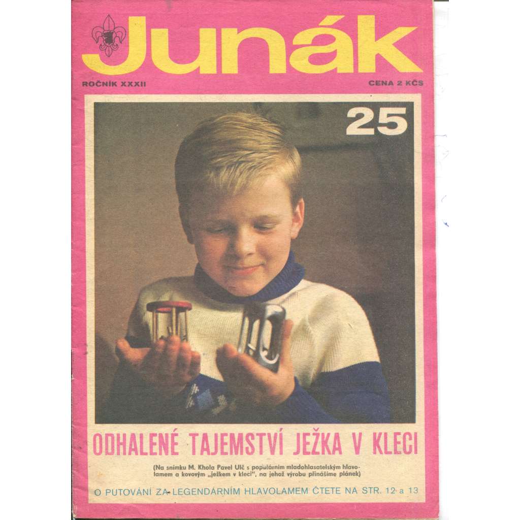 Časopis Junák, ročník XXXII., číslo 25/1970