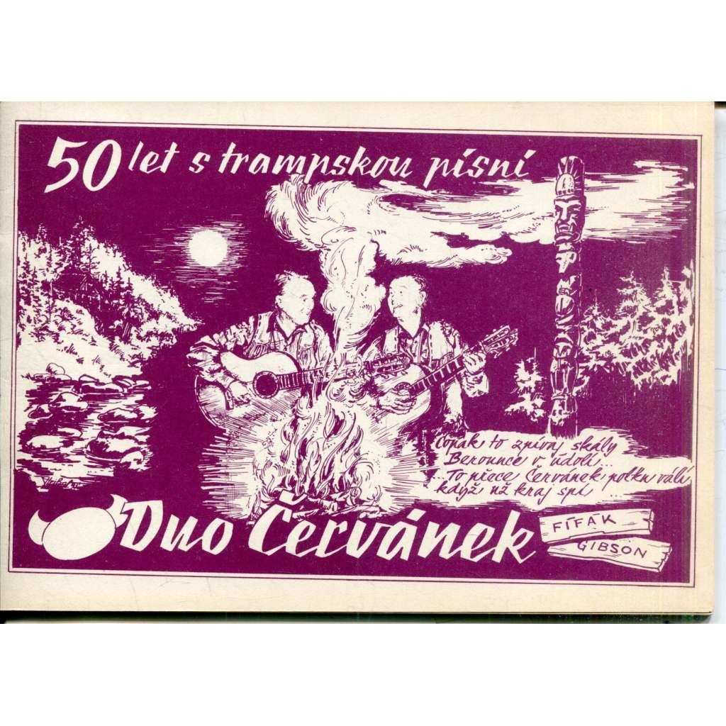 Duo Červánek - 50 let s trampskou písní (Josef Kníže, Jiří Veřtal) - zpěvník