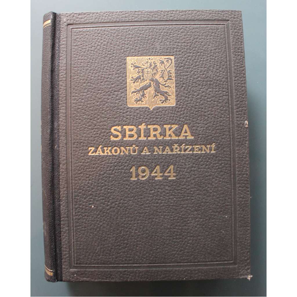 Sbírka zákonů a nařízení 1944 (právo, zákony, protektorát, druhá světová válka, mj. Vyhlášky, Nařízení, motorová vozidla, kriminální policie)