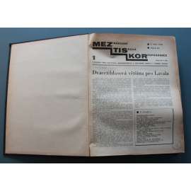 Mezinárodní tisková korespondence pro politiku, hospodářství a dělnické hnutí 1936 (časopis, týdeník, politika, mj. Francie na obratu, Po Hitlerově volebním podvodu, Rekordní daně za Hitlerovy diktatury, Výročí velké proletářské revoluce)