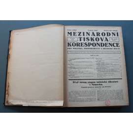 Mezinárodní tisková korespondence pro politiku, hospodářství a dělnické hnutí 1931 (časopis, týdeník, politika, mj. Béla Kun - Menševici karakterizují menševiky, Poučení moskevského procesu, Žalářní hrůzy ve Finsku, Letectví a pětiletka)