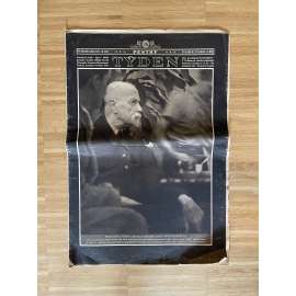 Pestrý týden (staré noviny, září1937, úmrtí T. G. Masaryk, prezident)