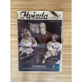 Hvězda československých paní a dívek (staré noviny, září 1937, úmrtí T. G. Masaryk, prezident)