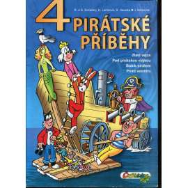 4 pirátské příběhy (Čtyřlístek) - komiks [Zlaté vejce / Pod pirátskou vlajkou / Bobík pirátem / Piráti vesmíru]