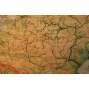 Mapa Evropy, Evropa - školní plakát, výukový obraz, zeměpis (1956)