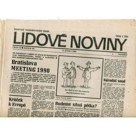 Lidové noviny. Nezávislý československý deník (9.4.1990) - noviny Lidové noviny. Nezávislý československý deník (9.4.1990) - noviny