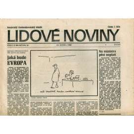 Lidové noviny. Nezávislý československý deník (10.4.1990) - noviny