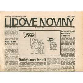 Lidové noviny. Nezávislý československý deník (27.4.1990) - noviny