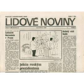 Lidové noviny. Nezávislý československý deník (30.5.1990) - noviny